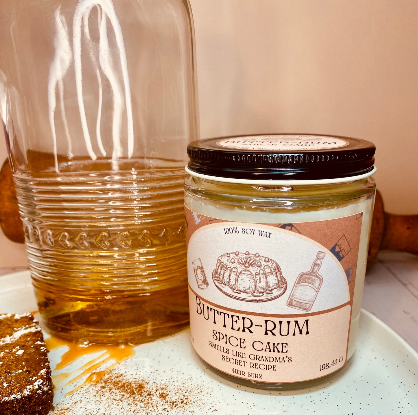 Butter-Rum spice cake