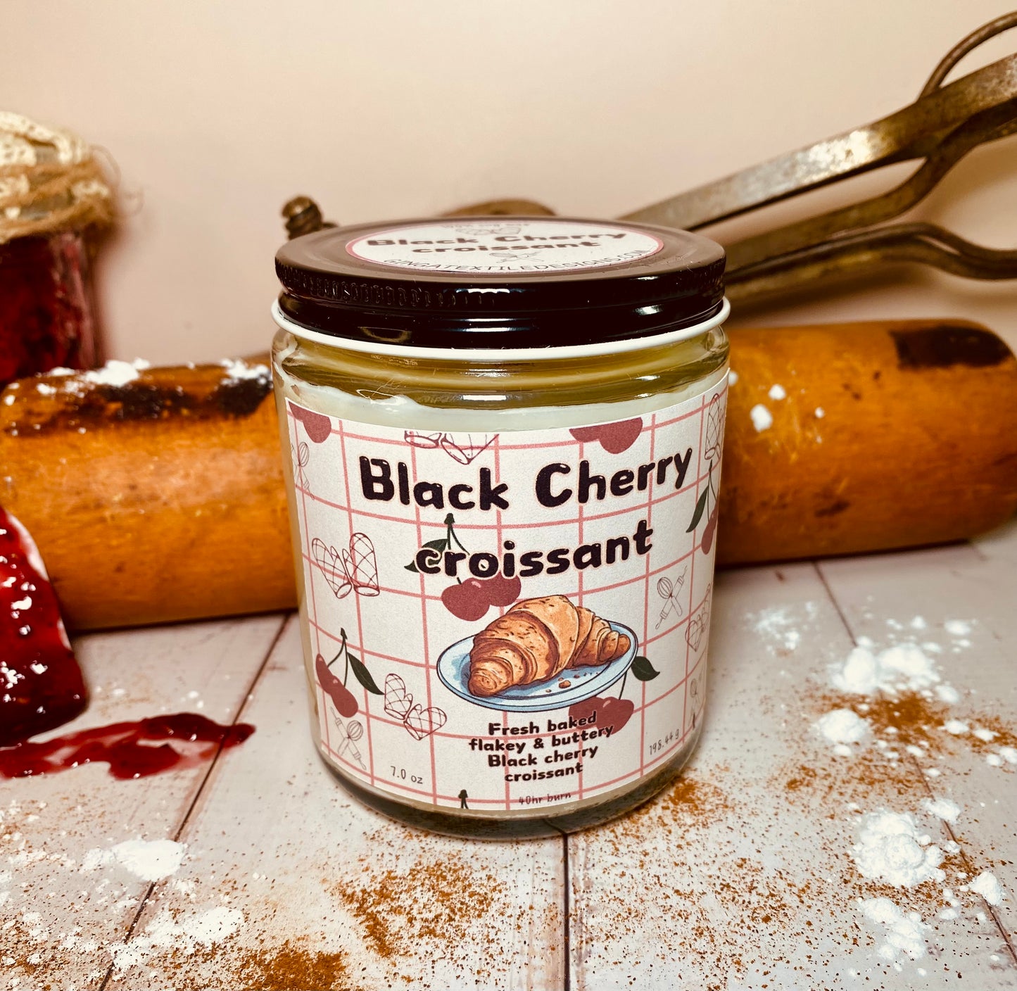 Black Cherry Croissant