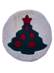 Weihnachtsbaum-Plätzchen-Teppich
