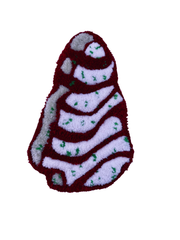 Christmas tree cake rug