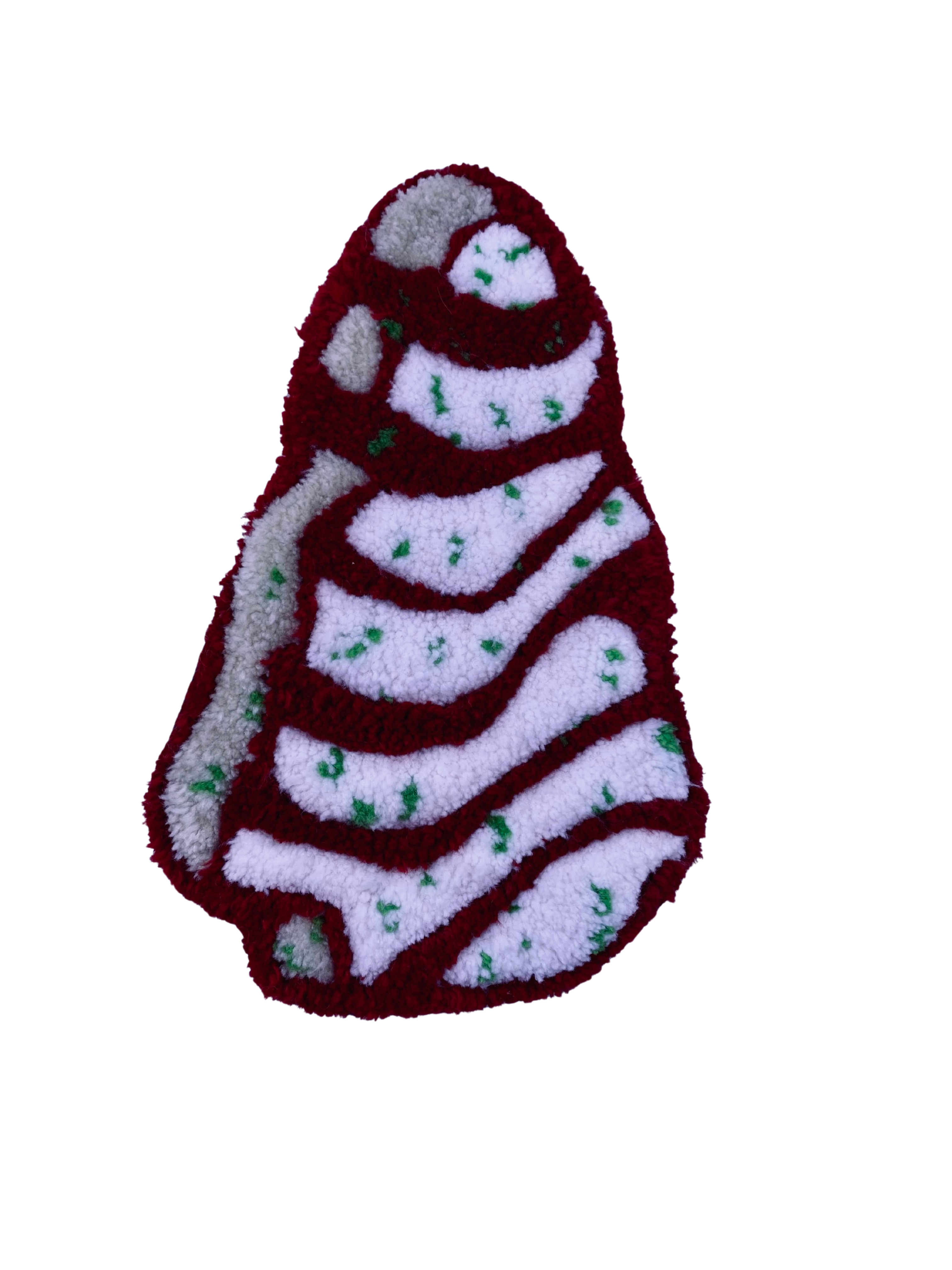 Christmas tree cake rug