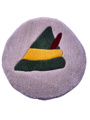 Elf hat cookie rug
