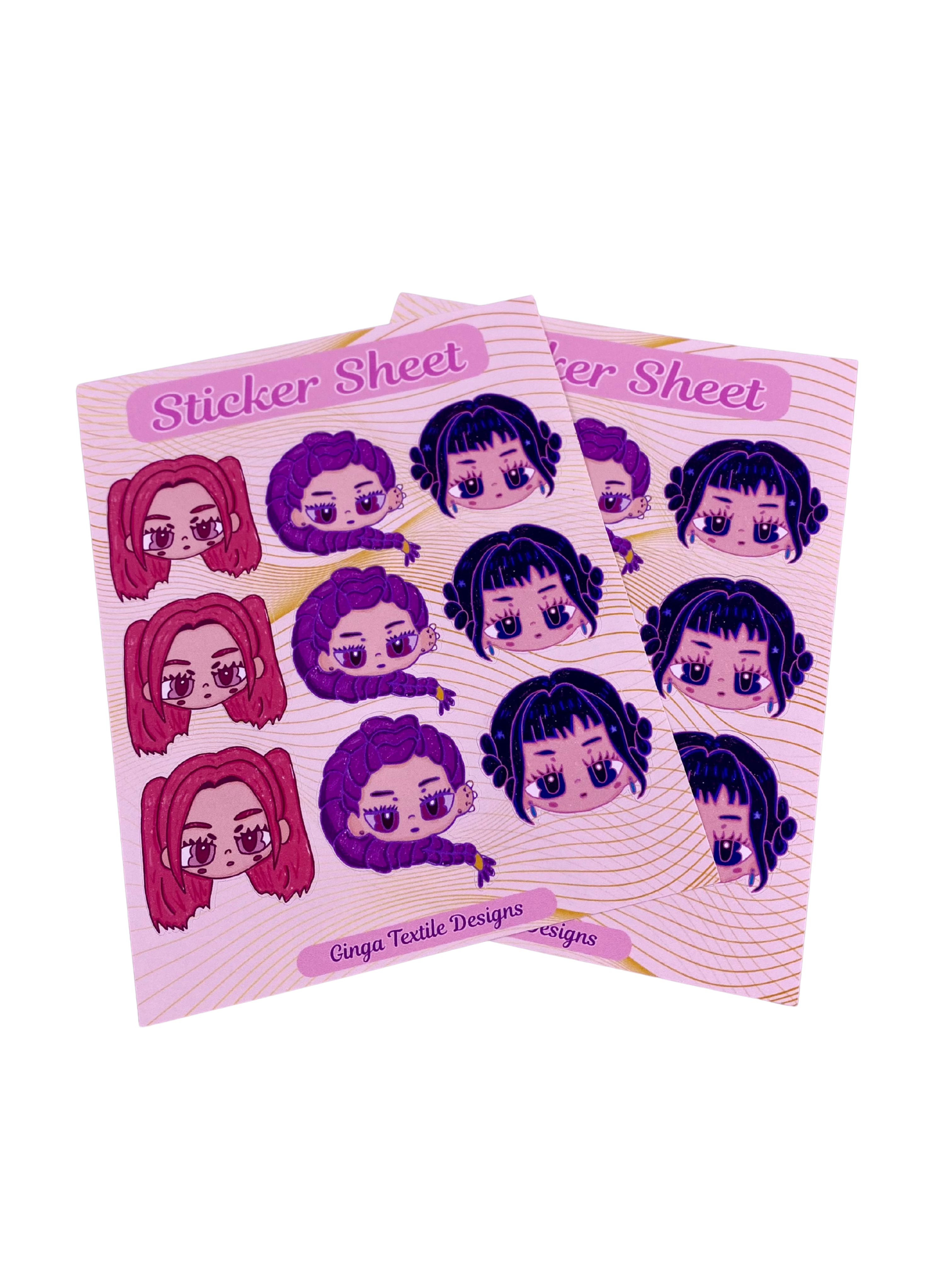 Cute sticker sheets for any journal spread or water bottle. - Ginga ...