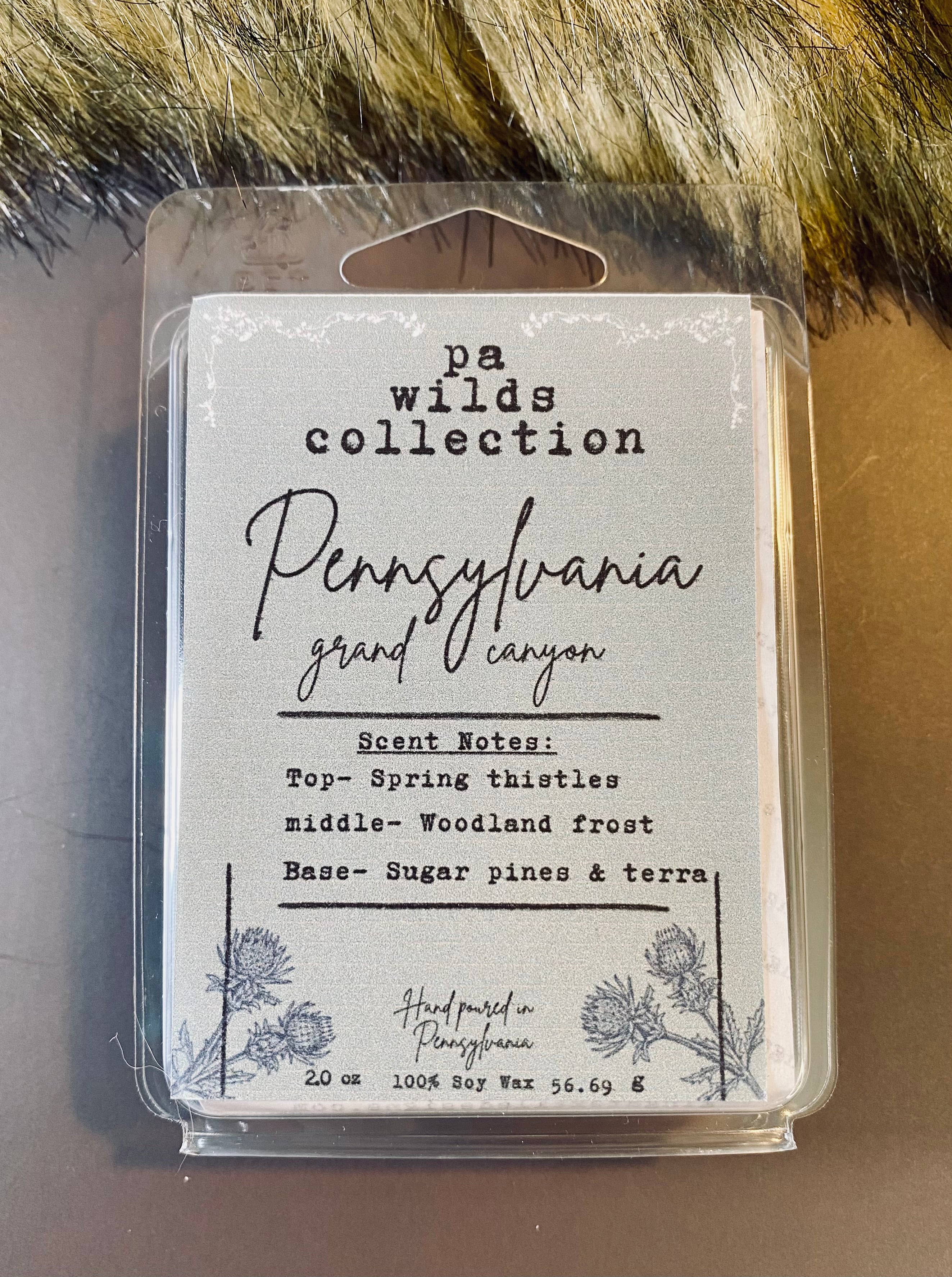 Pa Wilds Pennsylvania Grand Canyon Wax Melt