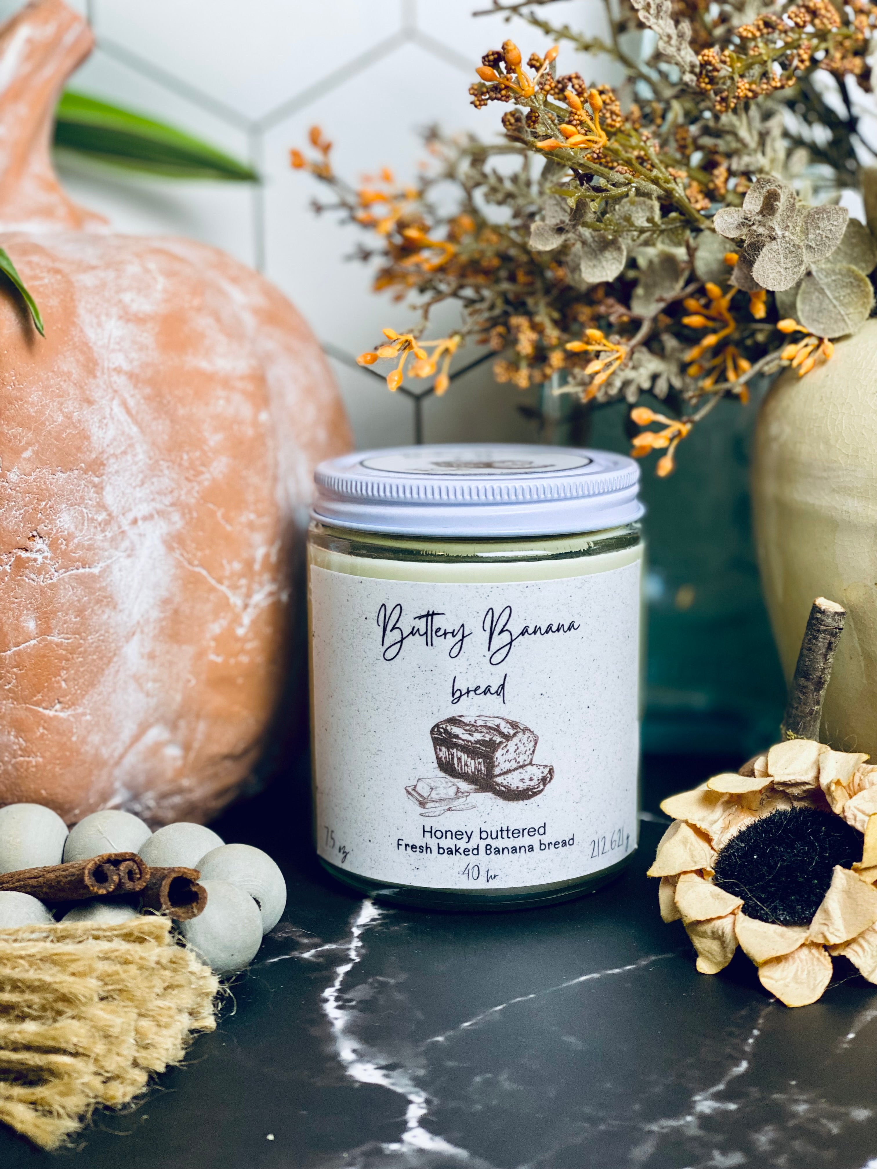 Buttery Banana Bread candle