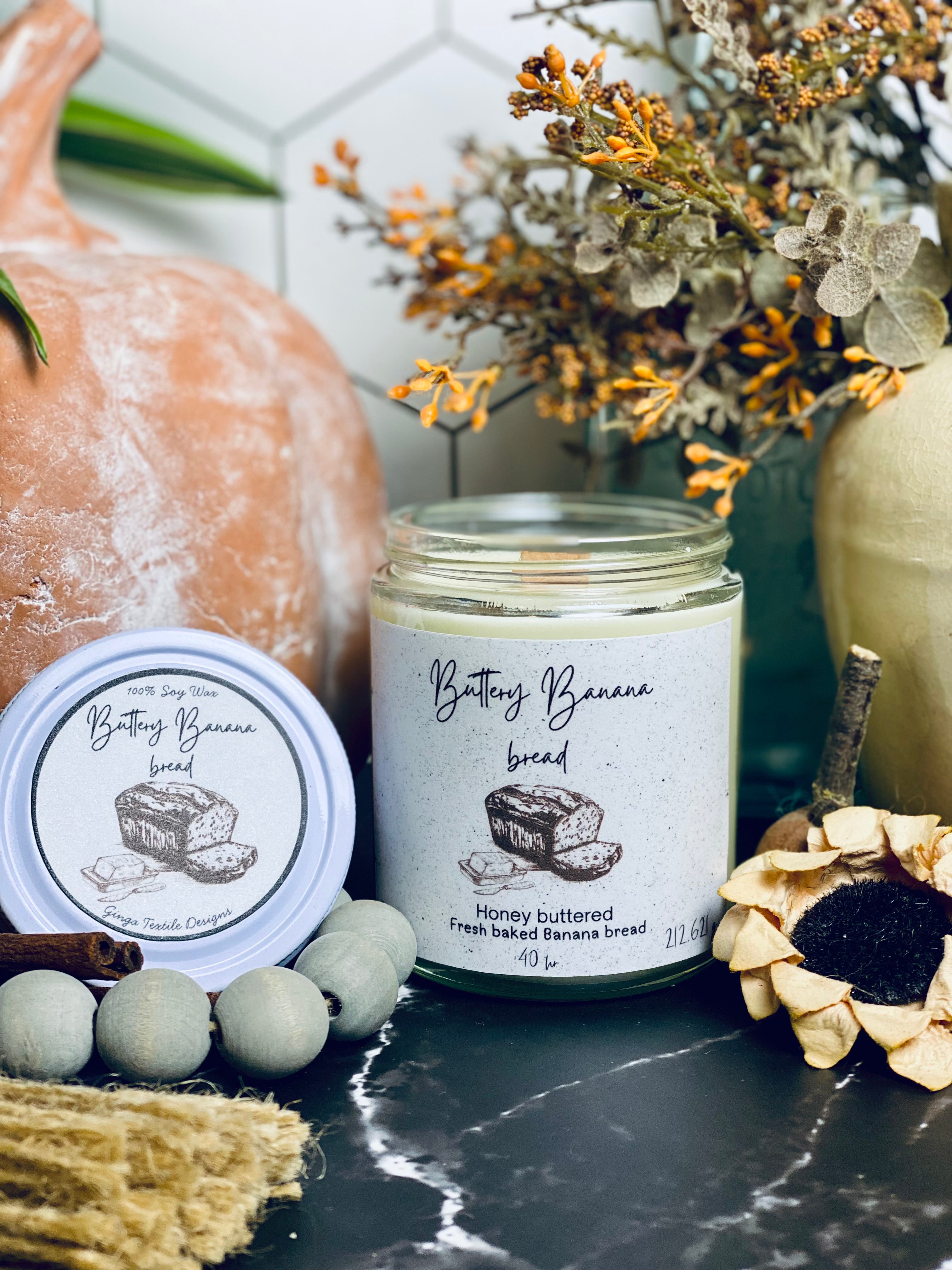 Buttery Banana Bread candle