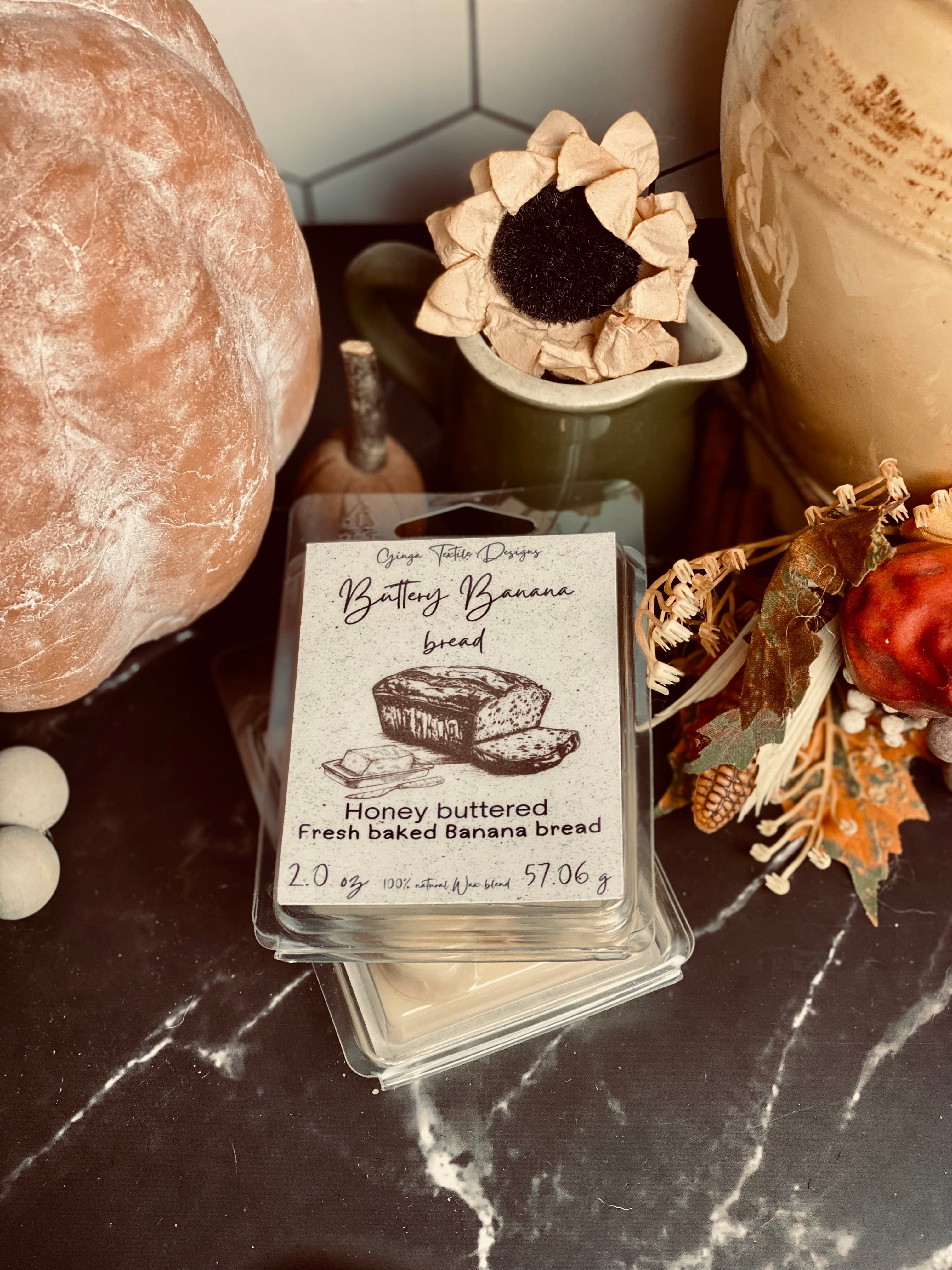 Buttery Banana Bread wax melt