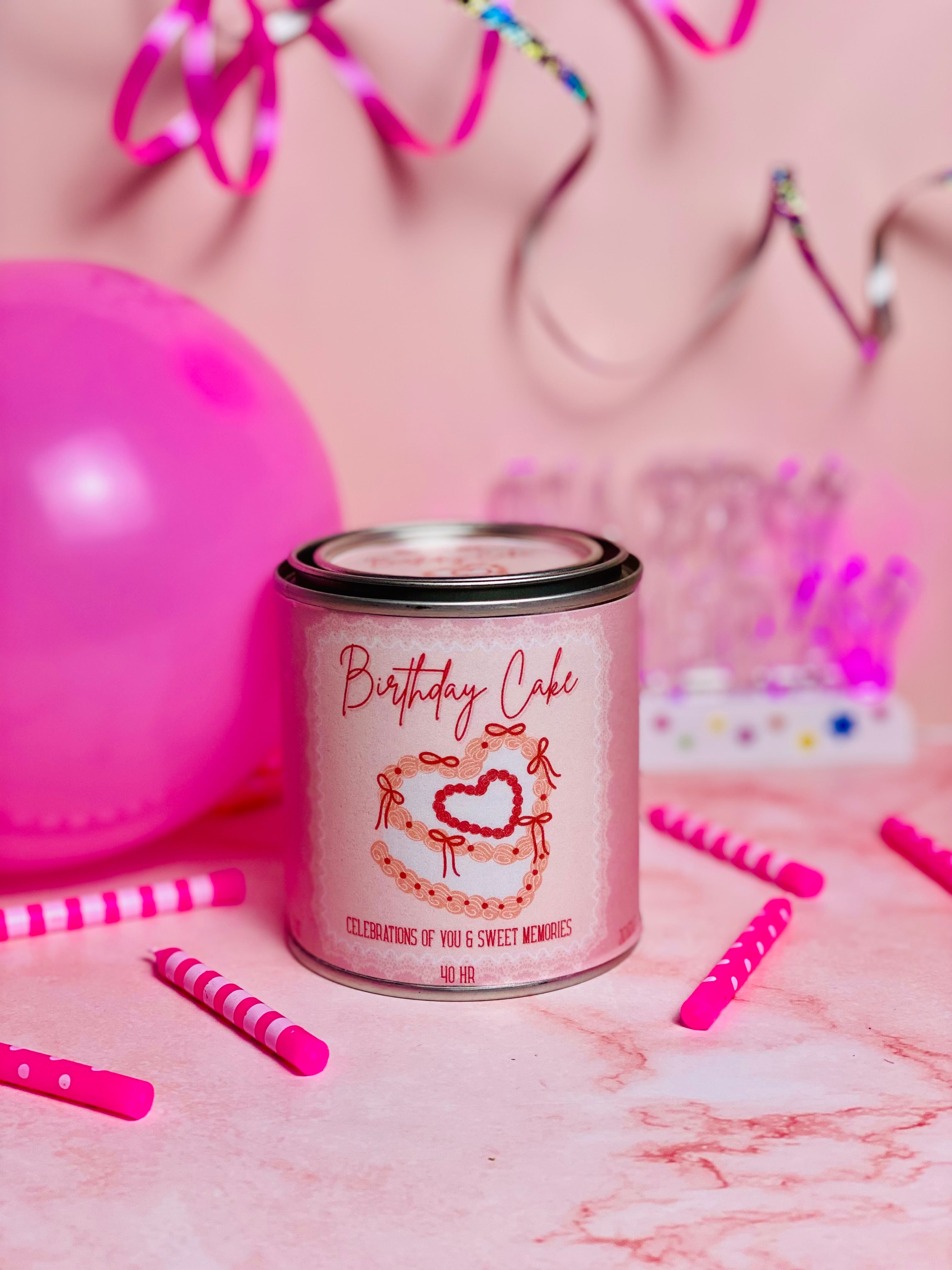 Birthday Cake candle (Tin)