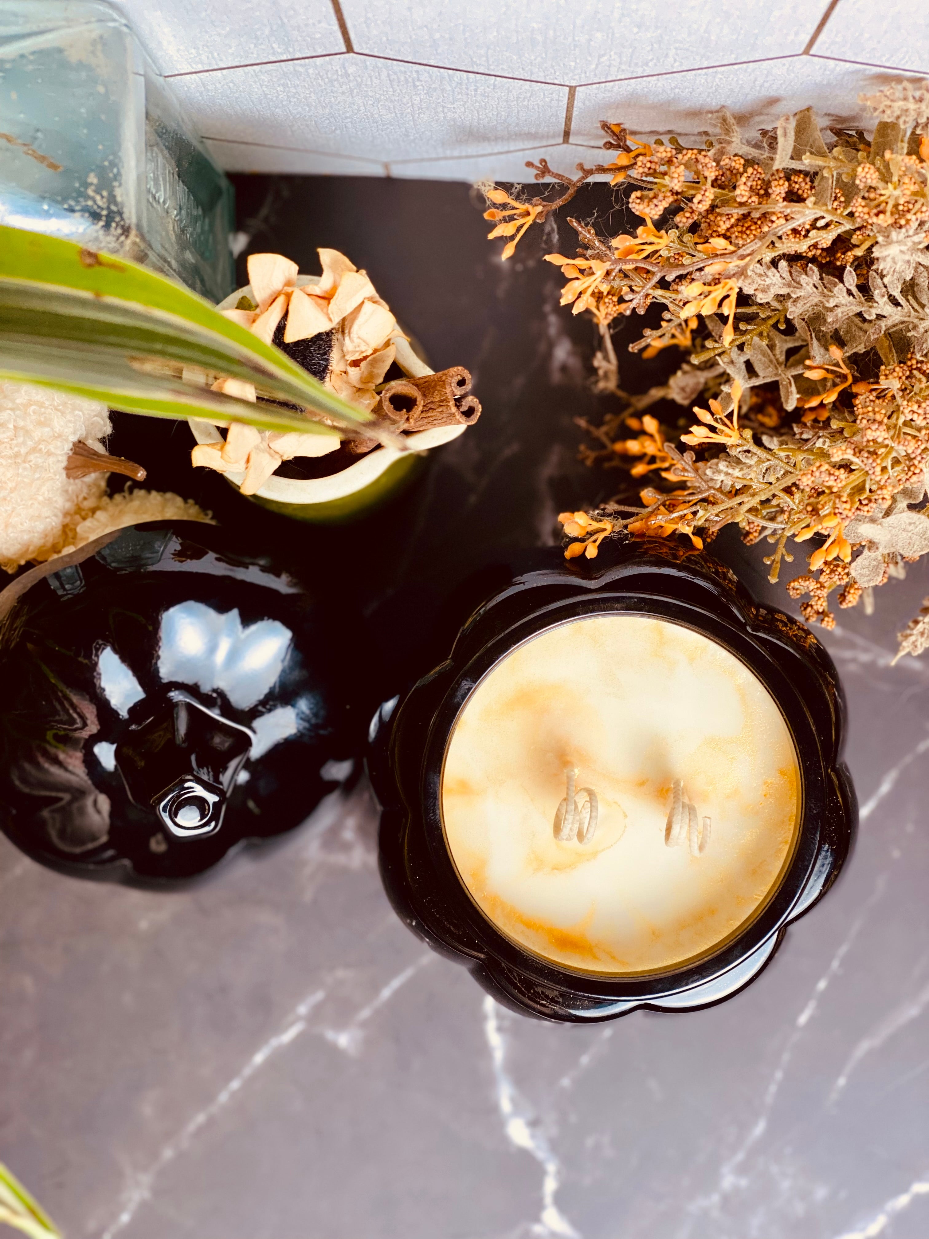 Augtober Pumpkin jar Candle