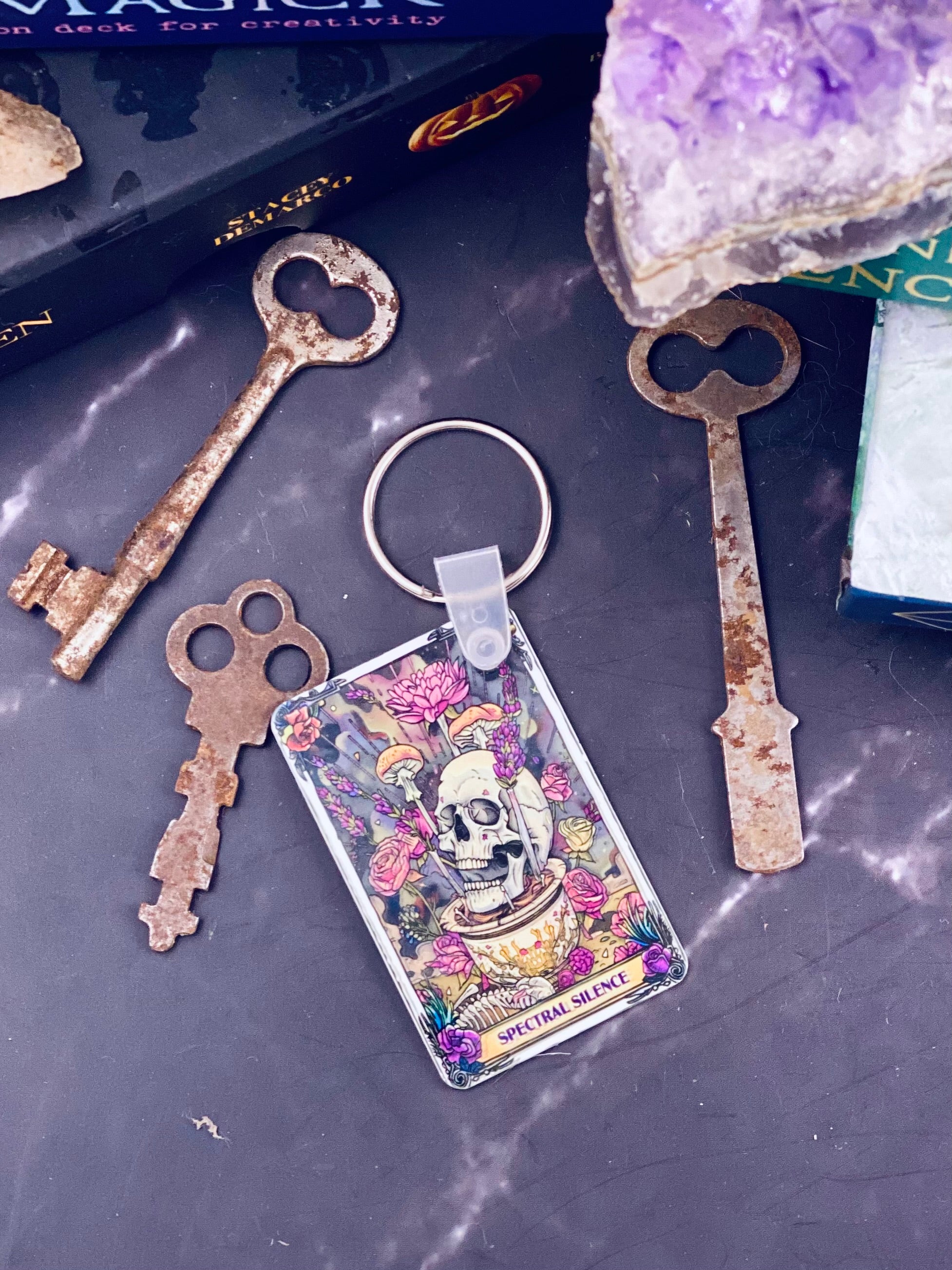 Spectral Silence Keychain
