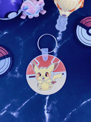 Pikachu fanart Keychain