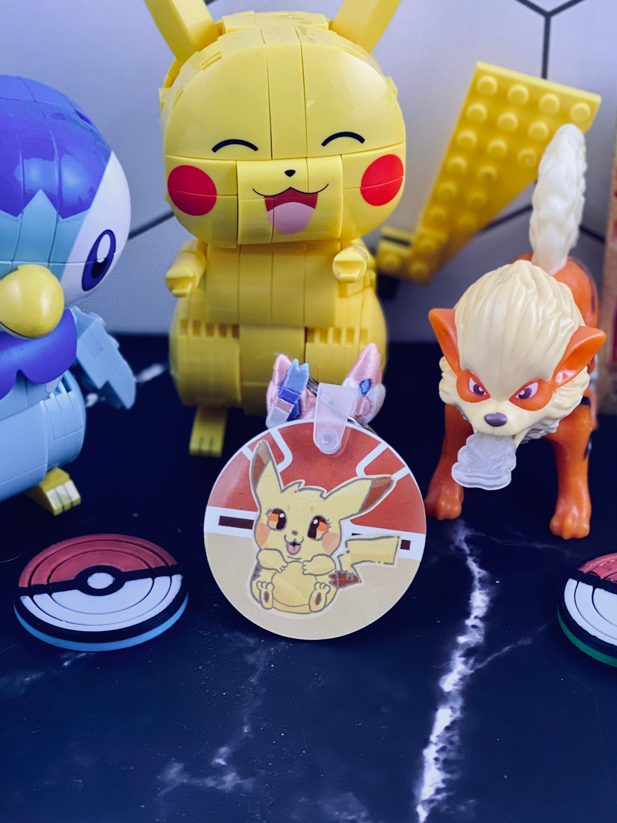 Pikachu fanart Keychain