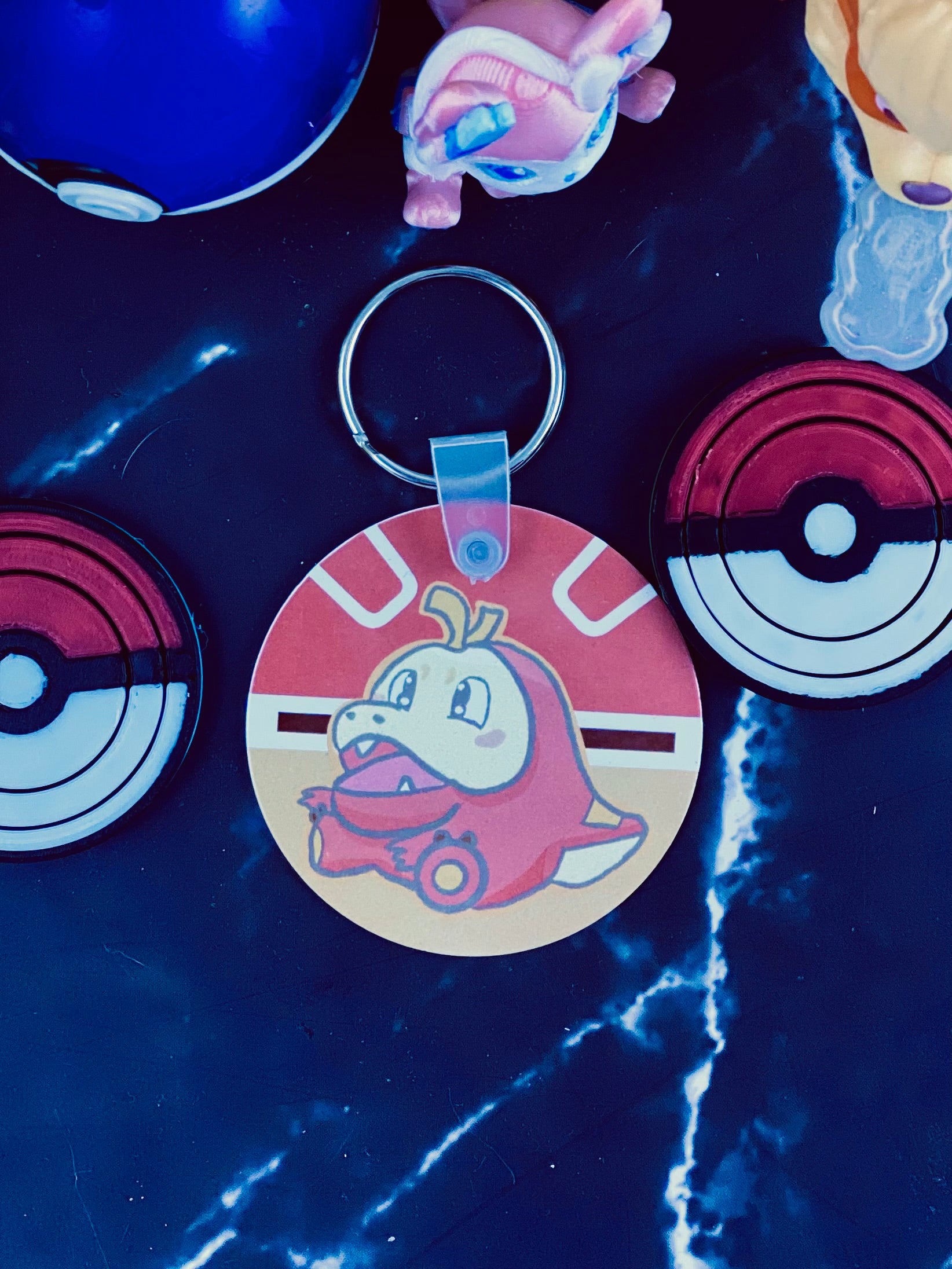 Fuecoco fanart Keychain