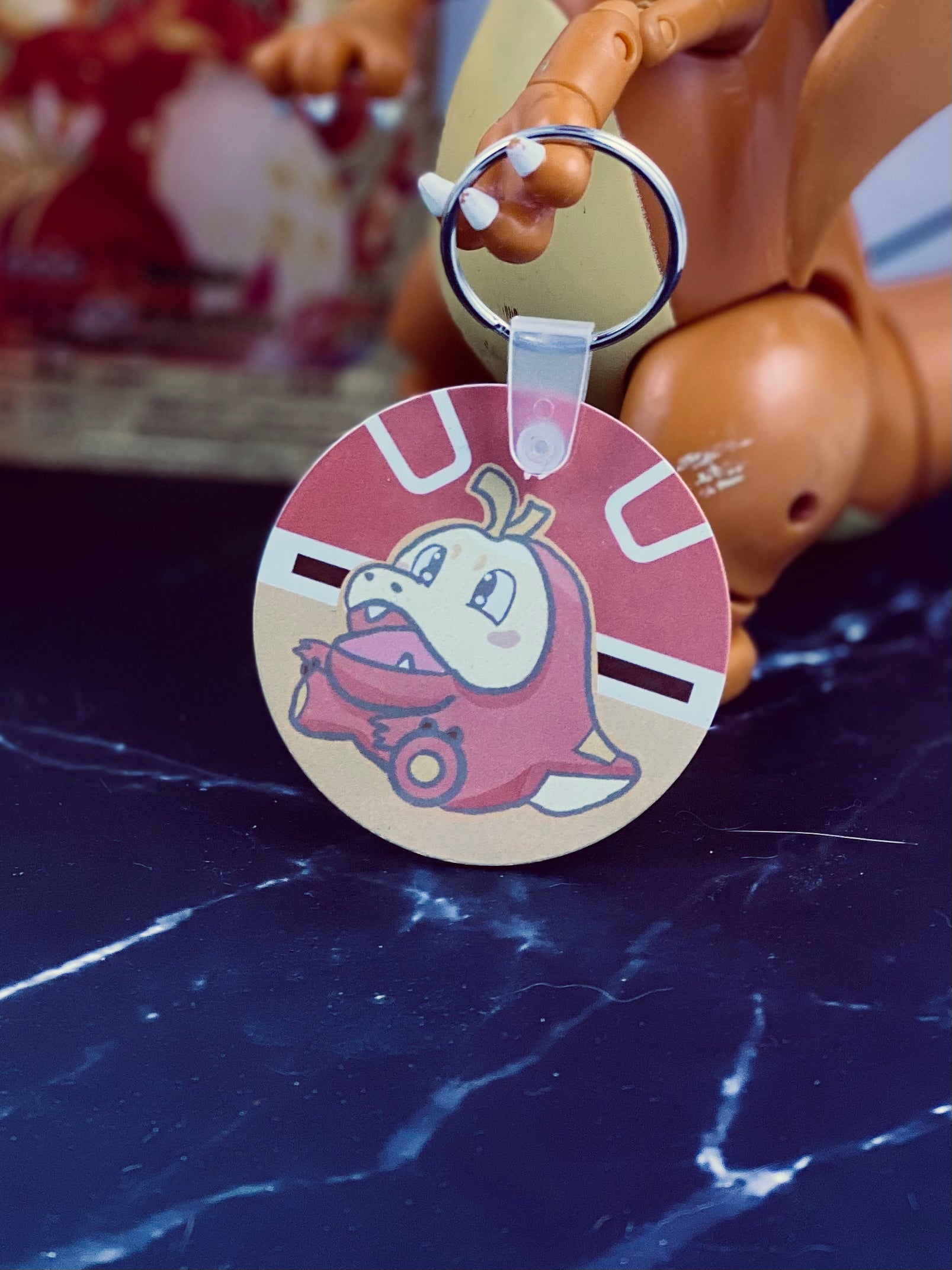 Fuecoco fanart Keychain