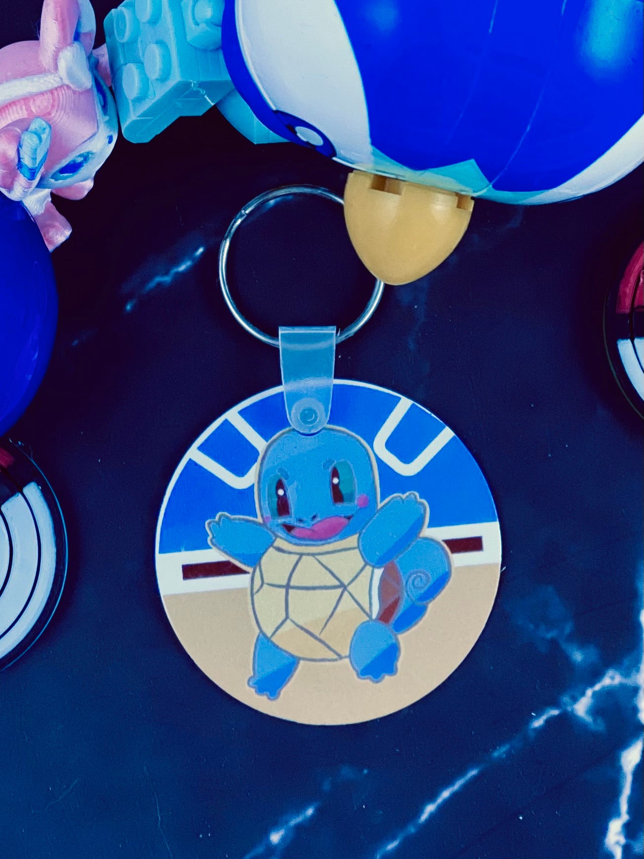 Squirtle fanart Keychain