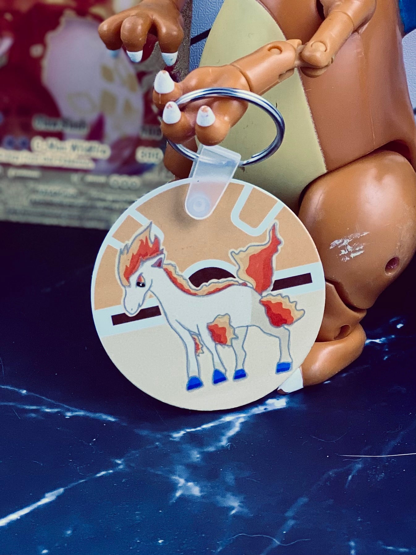 Ponyta fanart Keychain
