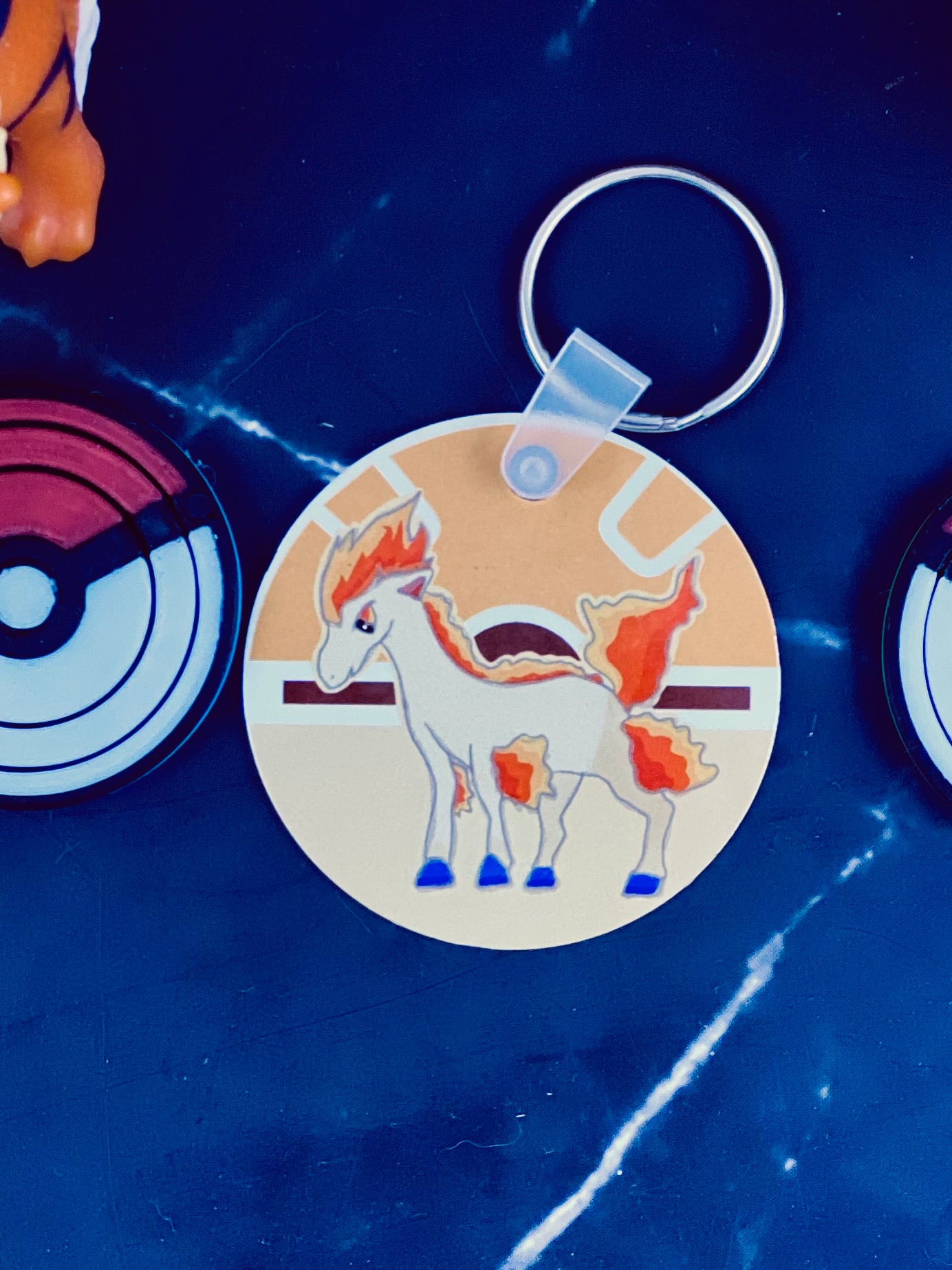 Ponyta fanart Keychain
