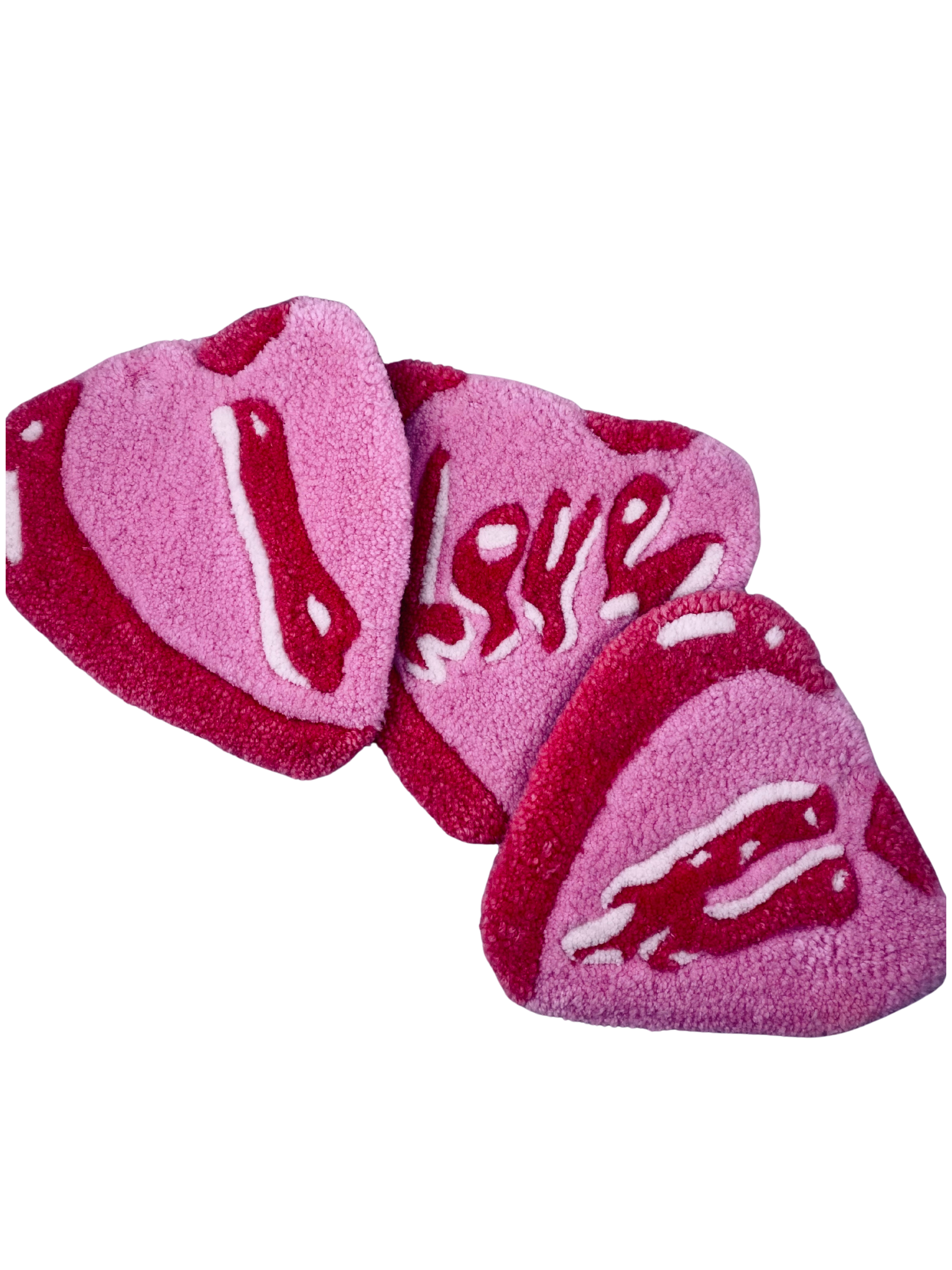 I love you trio rugs