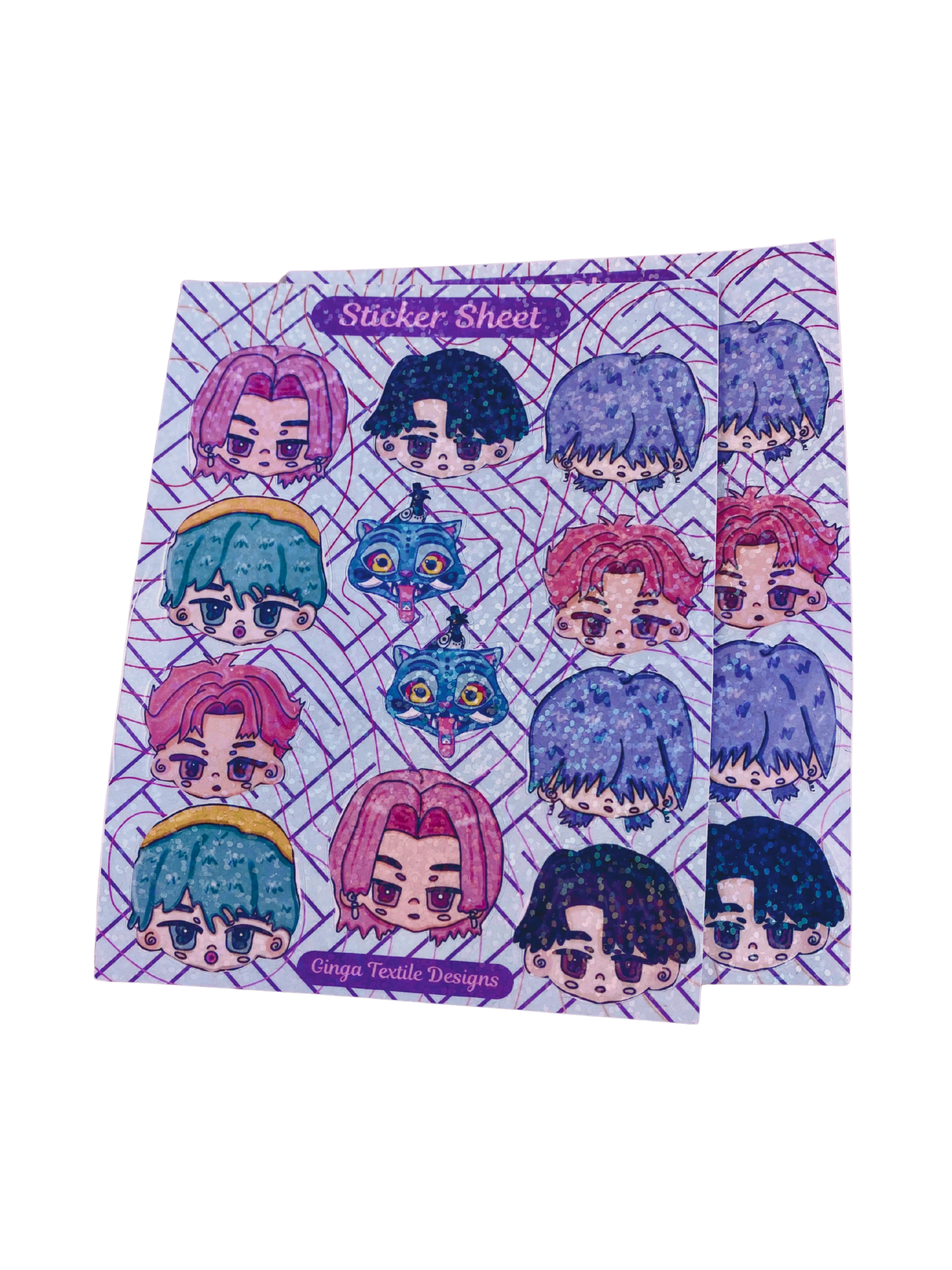 Saja boys Sticker Sheet