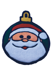 Santa ornament rug