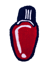 Vintage Christmas light Bulb Rug